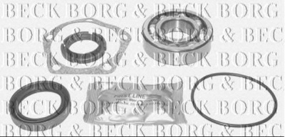BORG & BECK bwk036 -  Комплект подшипника ступицы колеса